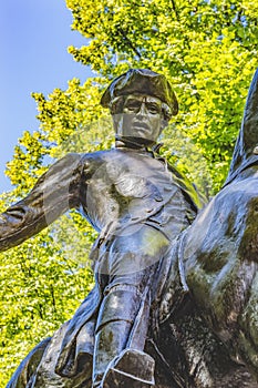 Paul Revere Statue Boston Massachusetts photo