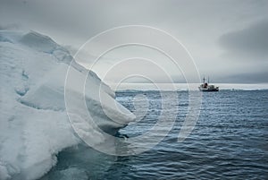 Paulet island , Antartic landscape, photo