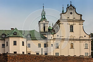 Pauline Church on the Rock in Krakow, Poland,