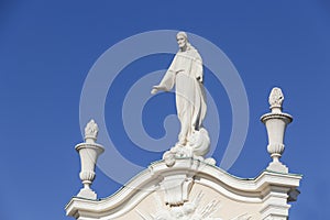 Pauline monastery in Poland. St. Mary`s Sanctuary in Czestochowa. Sculpture of Jesus in