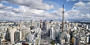 Avenida Paulista in Sao Paulo city, Brazil