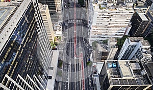 Avenida Paulista, Sao Paulo city, Brazil photo