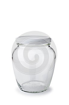 Paunchy Glass Jar