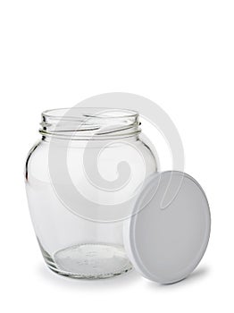 Paunchy Glass Jar photo