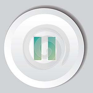 pause button. Vector illustration decorative design