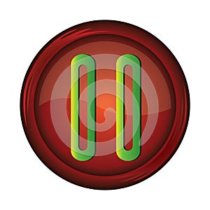 pause button. Vector illustration decorative design