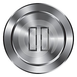 pause button. Vector illustration decorative design