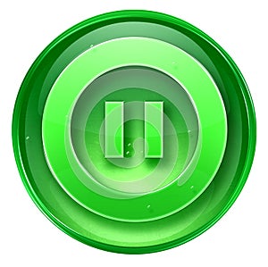 Pause icon green