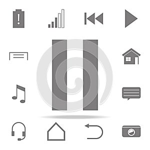 pause icon. web icons universal set for web and mobile