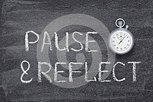 Pause and reflect watch