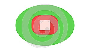 Pause Stop Button Media Control, vector design Generative AI