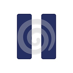 Pause white black glyph ui icon