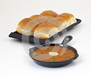 Pav Bhaji is a Indian Traditional Popular Street Fast Food