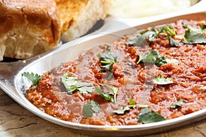 Pav bhaji Masala Indian street food