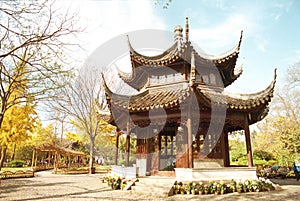 A pavalion in Zhuozheng Yuan Garden photo