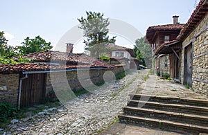 Paved country yard