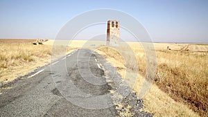 Paved road between Mingorria and Las Berlanas AV-P-103