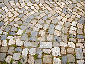 Paved road to monastery