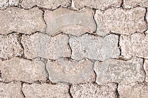 Pavement old texture with seamless patterns patio light brown background