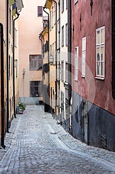 pavement in the old town, Stockholm