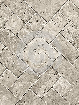 Pavement pavestone paving bricks stone bricks, closeup