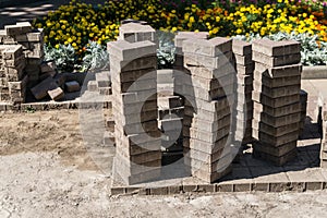 Pavement is reconstructed