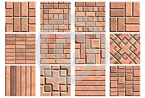 Pavement set (Seamless texture)