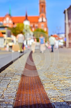 Pavers, Kosciusko Market in Bialystok, Poland