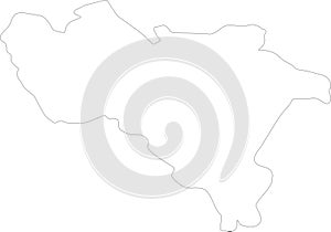 Pavia Italy outline map