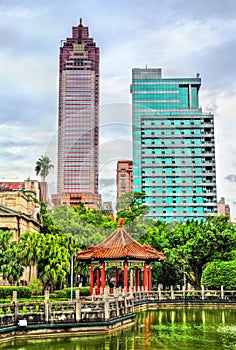 Pavilion at the 228 Peace Memorial Park in Taipei, Taiwan