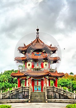 Pavilion at the 228 Peace Memorial Park in Taipei, Taiwan