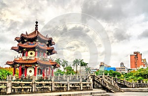 Pavilion at the 228 Peace Memorial Park in Taipei, Taiwan