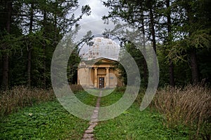 Pavilion 26-inch refractor at Pulkovo Astronomical Observatory . Sankt-Peterburg, Russia