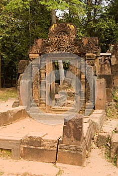 Pavilion, Banteay Srei Temple, Cambodia