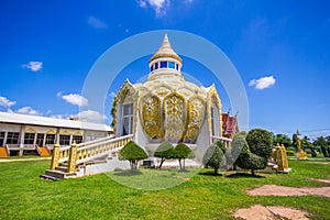 Pavilion (Bat Bo Holy Father money) Wat Yang Khoi Kluea at Phichit Thailand.