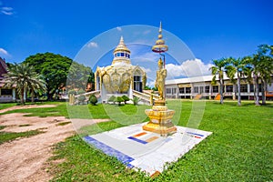 Pavilion (Bat Bo Holy Father money) Wat Yang Khoi Kluea at Phichit Thailand.