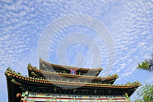 pavilion building in forbidden city