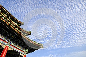 pavilion building in forbidden city