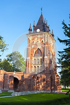 Pavilion Chapel in Alexandrovsky park in Tsarskoe Selo, St. Petersburg, Russia