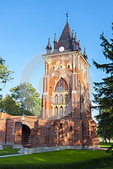 Pavilion Chapel in Alexandrovsky park in Tsarskoe Selo, St. Petersburg, Russia photo
