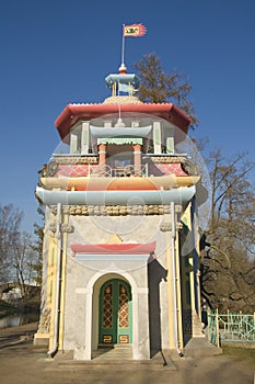 Pavilion in Chinese style in Tsarskoe Selo