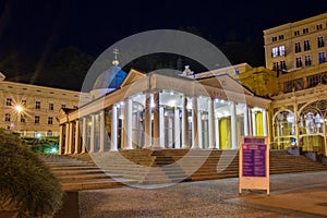 Pavilion of Cross spring - Main colonnade in Marianske Lazne - Czech Republic