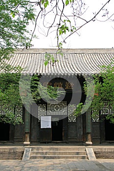pavilion at the former seat of the government in pingyao (china)