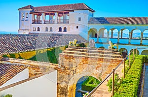 Pavilion of Generalife, Alhambra, Granada, Spain