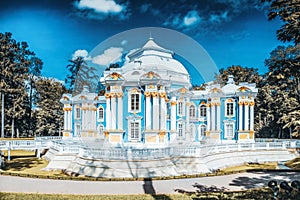 Pavilion Hermitage in Tsarskoe Selo.