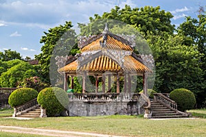 Pavilion in Imperial Royal Palace of Nguyen dynasty in Hue