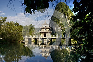 Pavilion in Jingxi, Guangxi, China