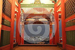 pavilion at the kiyomizu-dera in kyoto (japan)