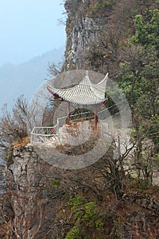 Pavilion on the mountains