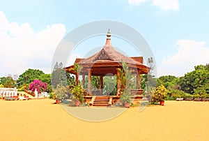 Pavilion at the Napier museum. Thiruvananthapuram